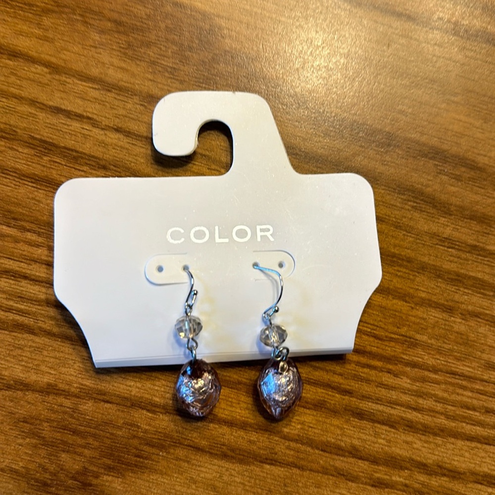 Pink Drop Earrings